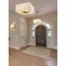 Z-Lite Viviana Chandelier, 8-Light, 19.75 In.W x 12 In.H, Rubbed Brass/Alabaster 345P20-RB - alternate 3
